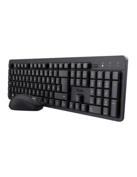 Trust TKM-360 tastiera Mouse incluso Ufficio RF Wireless QWERTY Italiano Nero