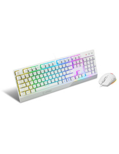 MSI Vigor GK30 Combo White tastiera Mouse incluso Gaming USB QWERTY Italiano Bianco