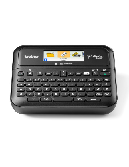 Brother PT-D610BTVP stampante per etichette (CD) Trasferimento termico 180 x 360 DPI 30 mm/s Con cavo e senza cavo TZe Bluetooth