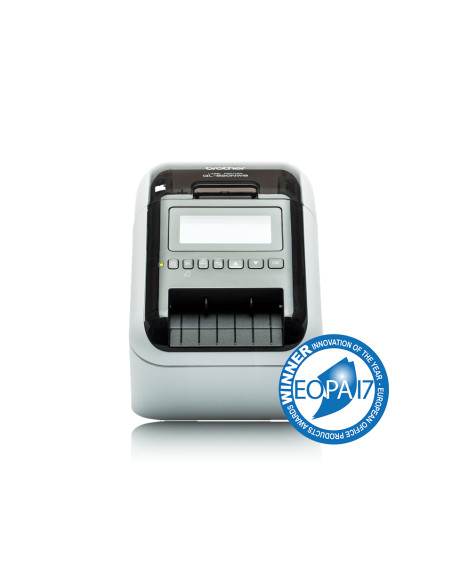 Brother QL-820NWBVMXX1 stampante per etichette (CD) Termica diretta A colori 300 x 600 DPI 176 mm/s Con cavo e senza cavo Colleg