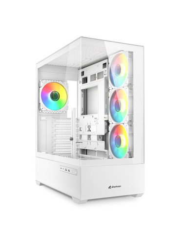 SHARKOON CASE AK6 RGB WHITE ATX