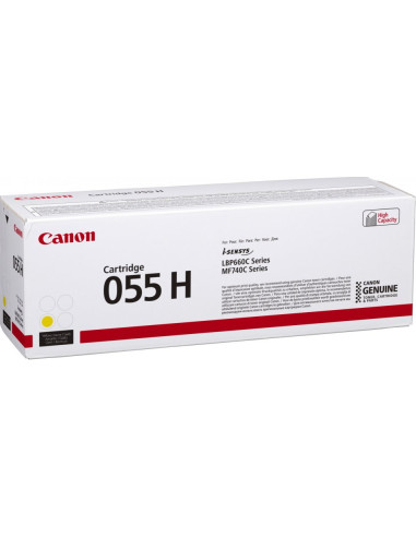 Canon 055H cartuccia toner 1 pz Originale Giallo