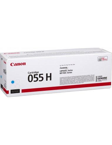 Canon 055H cartuccia toner 1 pz Originale Ciano