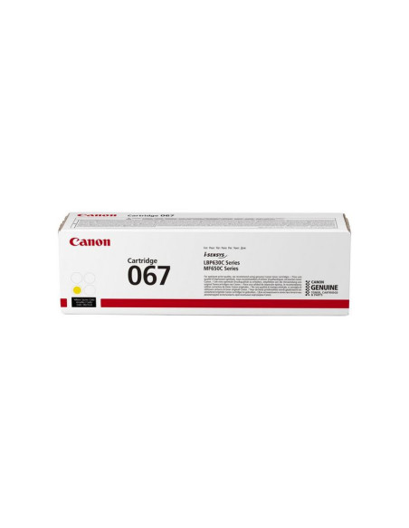 Canon 067 cartuccia toner 1 pz Originale Giallo