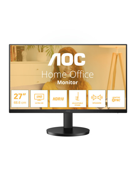 AOC U27B3AF Monitor PC 68,6 cm (27") 3840 x 2160 Pixel 4K Ultra HD LED Nero