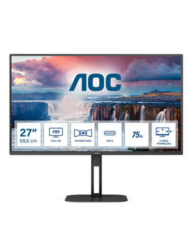 AOC V5 27V5CE/BK Monitor PC 68,6 cm (27") 1920 x 1080 Pixel Full HD LED Nero