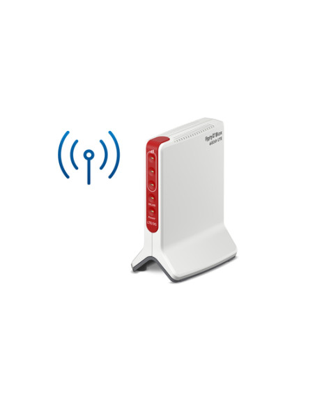 Box FRITZ! 6820 LTE (v3) INT router wireless Gigabit Ethernet Banda singola (2.4 GHz) 4G Rosso, Bianco