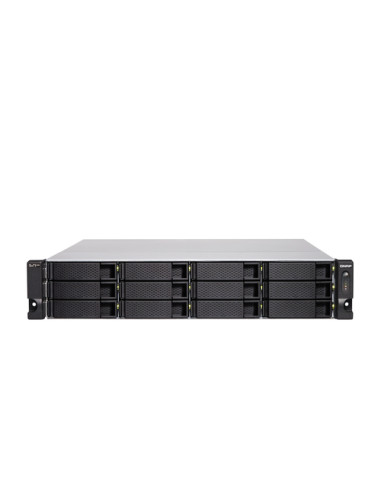 QNAP TS-H1886XU-RP-R2 NAS Armadio (3U) Intel® Xeon® D D-1622 32 GB DDR4 0 TB QuTS hero Nero, Grigio