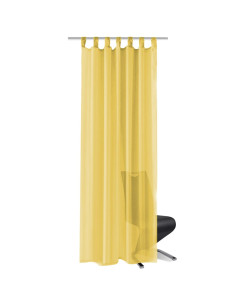 2 Pz Tende in Voile 140x175 cm Giallo