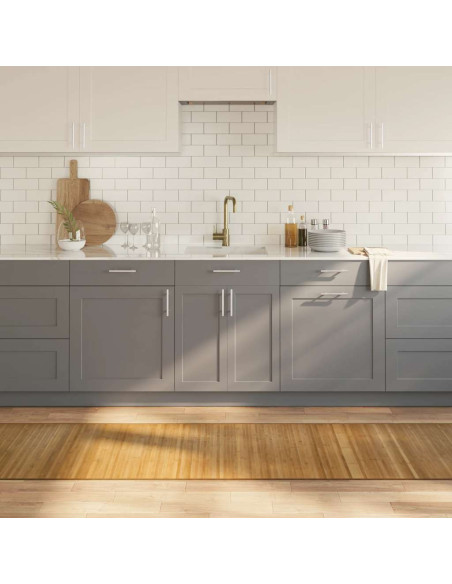 Tappeto Rettangolare Natura 70x400 cm in Bambù