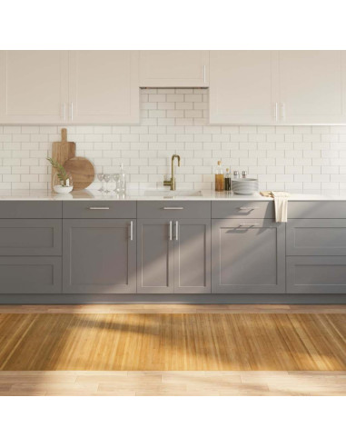 Tappeto Rettangolare Naturale 100x400 cm in Bambù