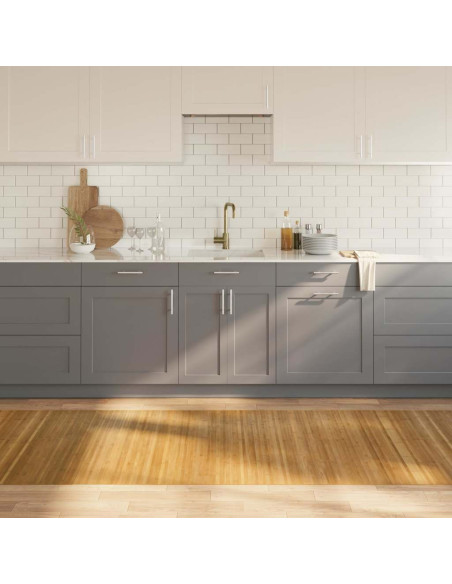 Tappeto Rettangolare Naturale 100x400 cm in Bambù