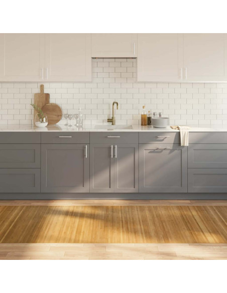 Tappeto Rettangolare Naturale 100x300 cm in Bambù