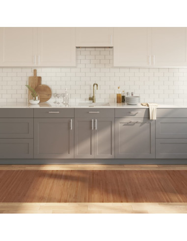 Tappeto Rettangolare Marrone 100x500 cm in Bambù