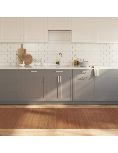 Tappeto Rettangolare Marrone 100x500 cm in Bambù