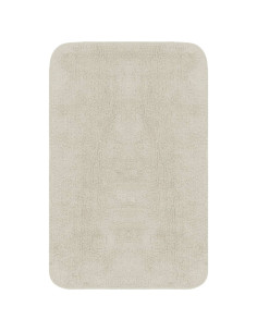 Set Tappetini per Bagno 2 pz in Tessuto Bianco