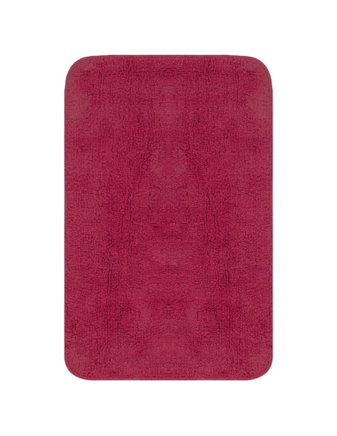 Set Tappetini per Bagno 2 pz in Tessuto Fucsia