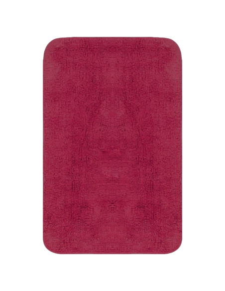 Set Tappetini per Bagno 2 pz in Tessuto Fucsia