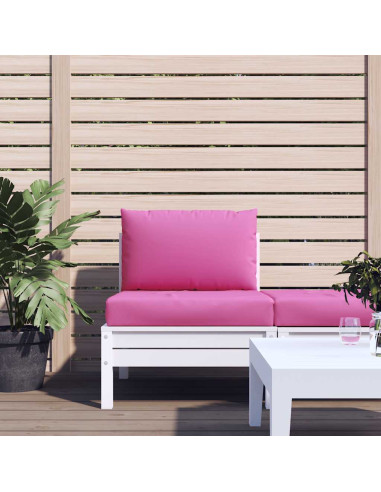 Cuscini per Pallet 2 pz Rosa in Tessuto Oxford