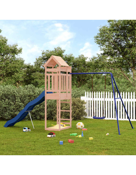 Set da Gioco da Esterno in Legno Massello di Douglas