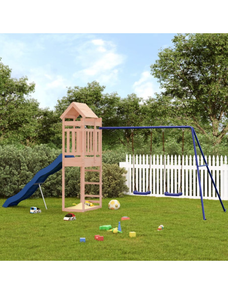 Set da Gioco da Esterno in Legno Massello di Douglas