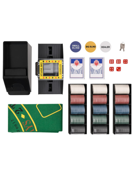 Set di Fiches da Poker 300 pz 4 g