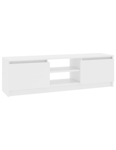 Mobile Porta TV Bianco 120x30x35,5 cm in Legno Multistrato