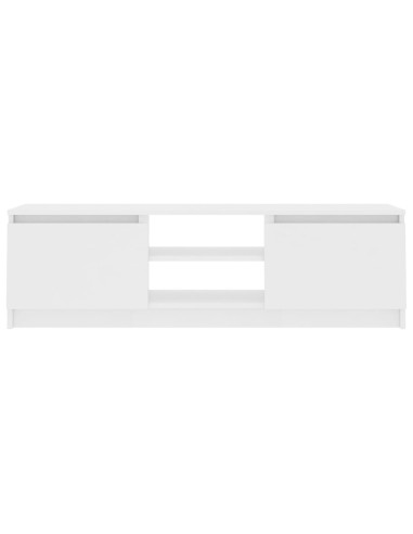 Mobile Porta TV Bianco 120x30x35,5 cm in Legno Multistrato