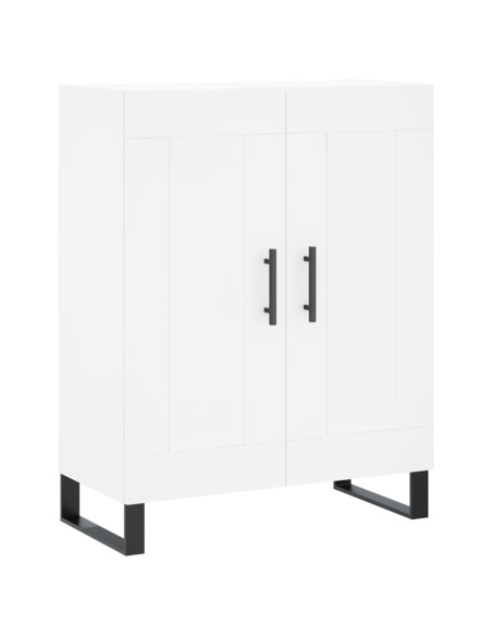 Credenza Bianca 69,5x34x90 cm in Legno Multistrato