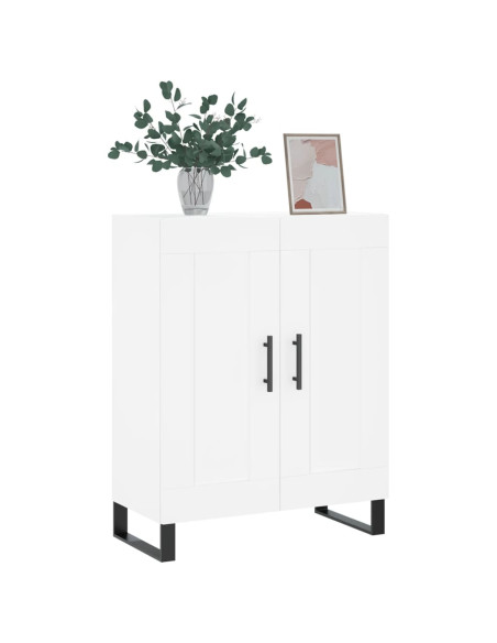 Credenza Bianca 69,5x34x90 cm in Legno Multistrato