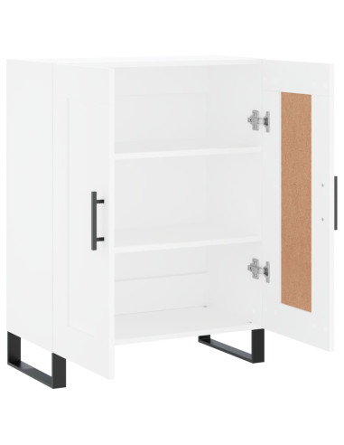 Credenza Bianca 69,5x34x90 cm in Legno Multistrato