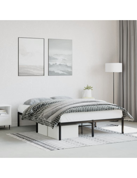 Giroletto in Metallo Nero 140x200 cm