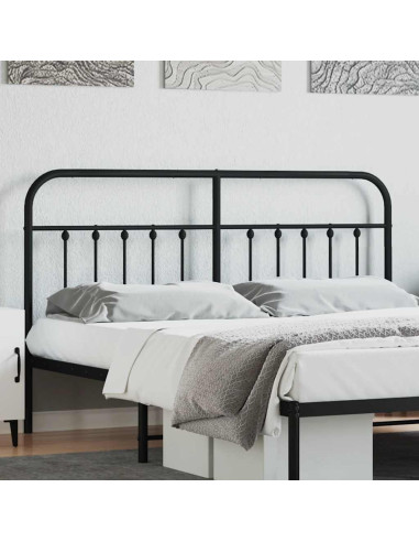 Testiera di Ricambio in Metallo Nero 160 cm