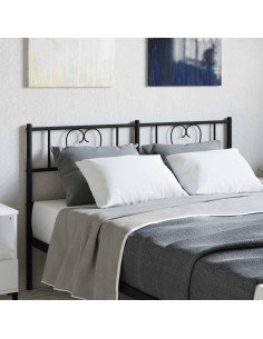 Testiera di Ricambio in Metallo Nero 135 cm