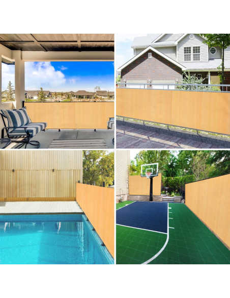 Rete per Privacy Sabbia 1,8x10 m in HDPE 75 g/m²