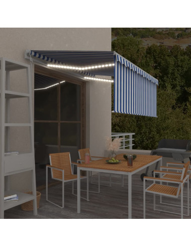 Tenda Automatica con Sensore Vento 3,5x2,5m Arancione Marrone