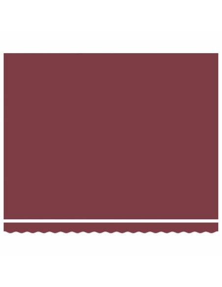 Tenda da Sole Retrattile Automatica con LED Bordò 400x300 cm