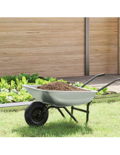 Sostituzione Vassoio Carriola Argento 80 x 60 x 25 cm Acciaio