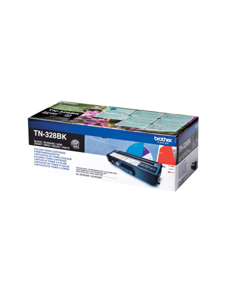 Brother TN-328BK cartuccia toner 1 pz Originale Nero
