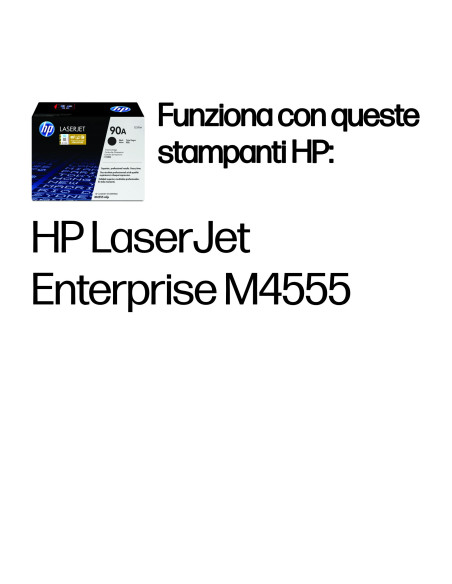 HP Cartuccia Toner originale nero LaserJet 90A