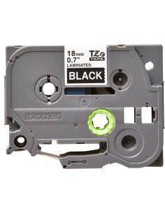 Brother TZE-345 nastro per etichettatrice Bianco su nero 2