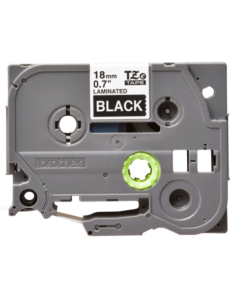 Brother TZE-345 nastro per etichettatrice Bianco su nero