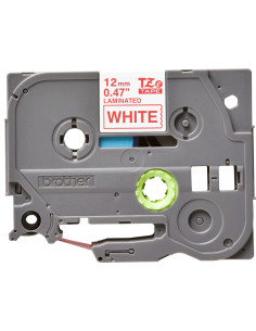 Brother TZE-232 nastro per etichettatrice Rosso su bianco 2