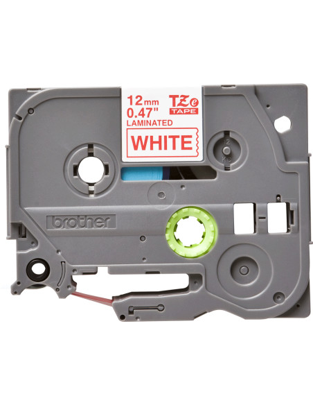 Brother TZE-232 nastro per etichettatrice Rosso su bianco
