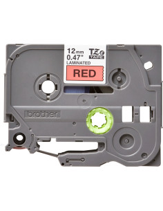 Brother TZE-431 nastro per etichettatrice Nero su rosso 2