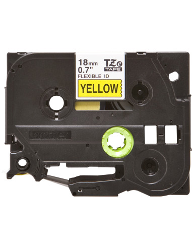 Brother TZE-FX641 nastro per etichettatrice Nero su giallo TZ
