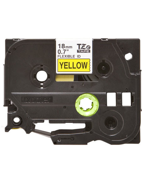 Brother TZE-FX641 nastro per etichettatrice Nero su giallo TZ