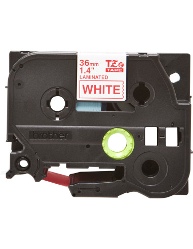 Brother TZE-262 nastro per etichettatrice Rosso su bianco