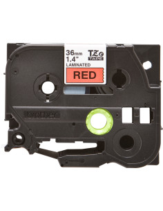 Brother TZE-461 nastro per etichettatrice Nero su rosso 2