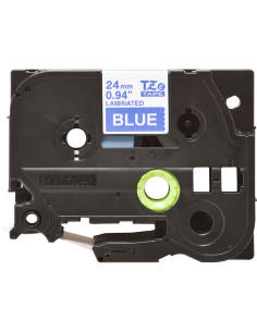 Brother TZE-555 nastro per etichettatrice Bianco su blu 2